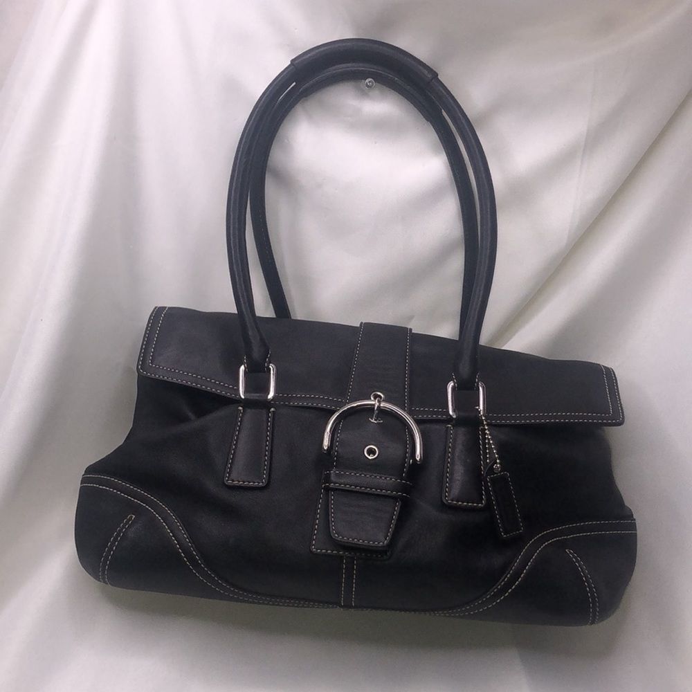 Coach Soho Hamptons flap satchel Leather bag